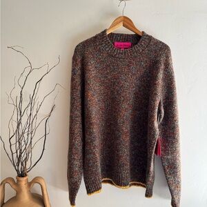 NWT The Elder Statesman Confetti Crew